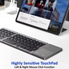 Slim Foldable Wireless Keyboard Compatible with Videocon Infinium Z45 Dazzle