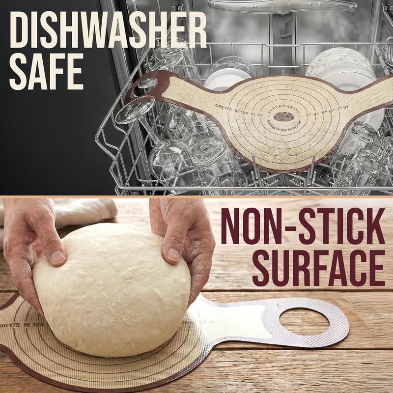 Pro Silicone Bread Sling 2 Pcs - 9in Round &