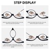 FEIVSN 2 Pack Makeup Reading Glasses for Women Flip Down