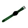 NICKSTON Green and Black Skull Crossbones Band Compatible with Pebble