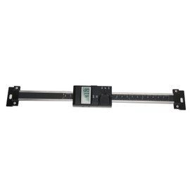 LCD Digital Display Ruler Aluminum Alloy Vertical Machine Displacement Caliper 0-200mm