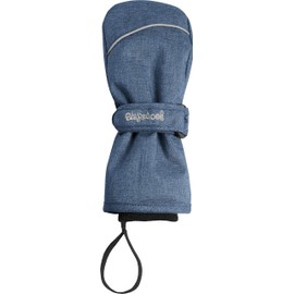 Playshoes Unisex Children's Mitten Gloves, denim blue