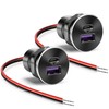 Linkstyle Aluminium Car USB Socket, 18W QC3.0 & 30W PD