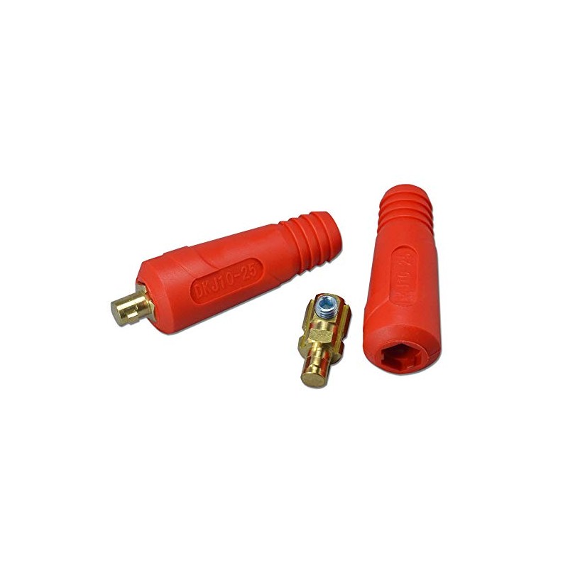 RIVERWELD TIG Welding Cable Panel Connector Plug DKJ10-25 200Amp with