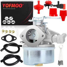 YOFMOO Carburetor Compatible with Tecumseh 632107 632536 640084 640105 640299 632107A 640084A 640084B 640299A 640299B 4HP 5HP HSK50 HS50 HSSK40 HSSK50 HSSK55 LH195SA LH195SP OHSK110 38035 Snowblower