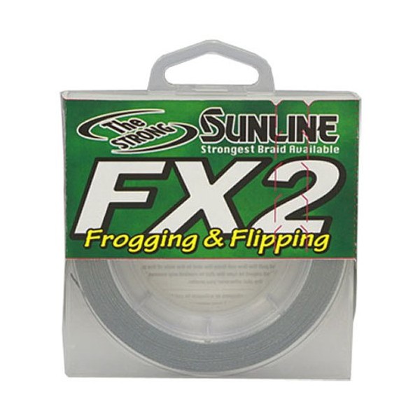 Sunline FX Braid Fishing Line (Dark Green, 50-Pounds/300-Yards)