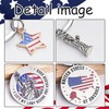 Patriots Gifts American Flag Keychain - America Statue Of Liberty