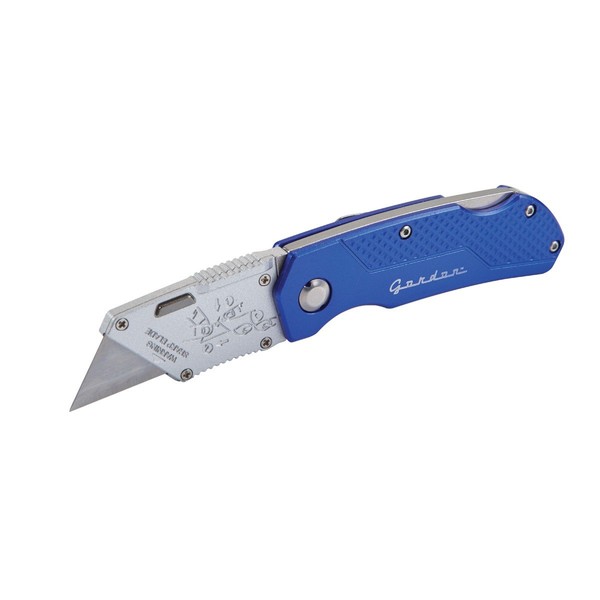 New Gordon Folding Lock-Back Utility Knife Box Cutter for quick cuts through cardboard, paper, cord