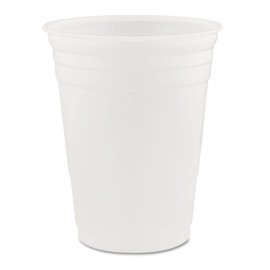 Dart P16 16 oz Trans Str Wall PS Party Cup (Case of 1000)