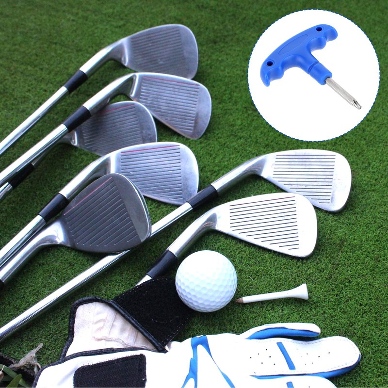 Piriuuo Golf Driver Tool Golf Wrench Metal Golf Torque Wrench