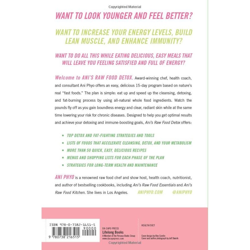 Da Capo Lifelong Books Ani's Raw Food Detox