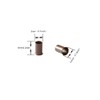 500pcs Hari Extensions Copper Tubes Micro Rings Links Beads for