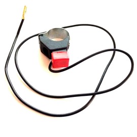 On/Off Switch (Kill Switch) 2-wire for 2-stroke 47cc, 49cc MTA1 MTA2 Lucky 7 mini pocket bike, 7/8 in handlebar