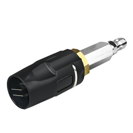 3-7 GPM High Pressure Twist Nozzle, Adjustable Downstream Soft Wash Nozzle, Used In Conjunction With High-Pressure Water Gun,For Cleaning High Walls,Twist Nozzle Can Rotate 60 Degrees To Spray