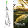 12 Bladed Umbrella Rig Fishing MultiLure and Baits Rigs with