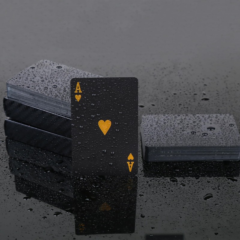 SirShop Diamond Waterproof Playing Cards, 2 Deck of Cards, Cool