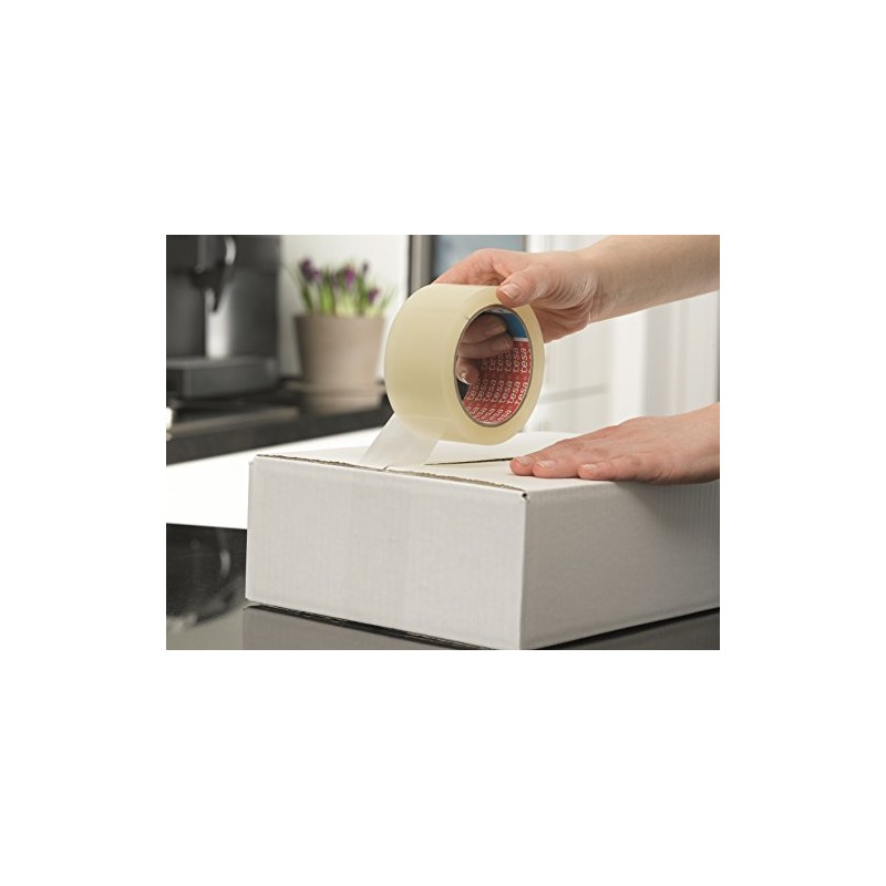 tesa 4195 PP packing tape (66 m: 50 mm) transparent