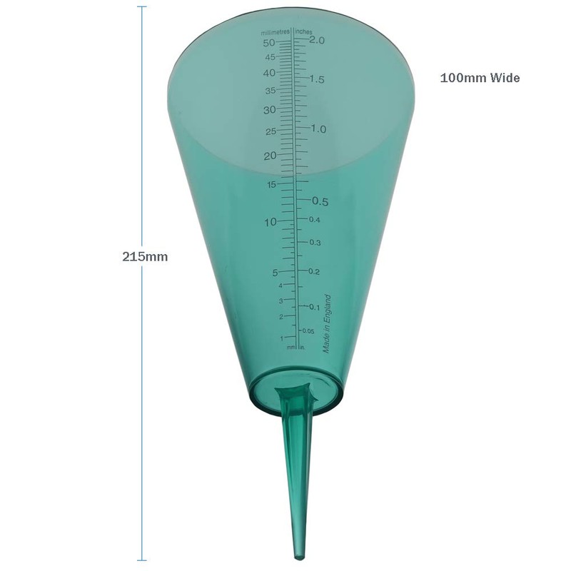 Sprinkler Rain Gauge to Monitor Rainfall Levels with Easy to
