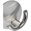 Wenko 4466190100 Wall hook Rondo Matt selfadhesive, Metal Stainless steel,