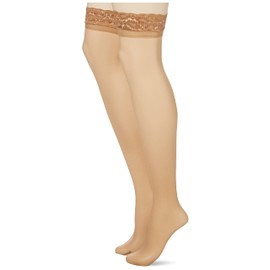 Charnos Women's 15 Denier Hold up Stockings, Gold (Sherry 734), S UK