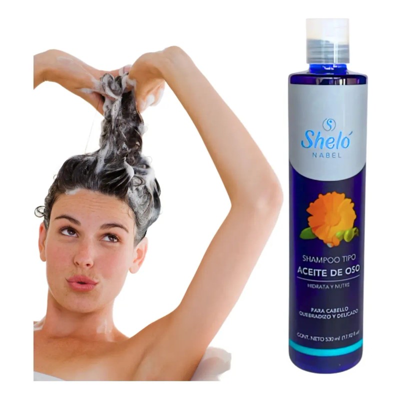 Shampoo Tipo Aceite Oso Shelo Nabel 530ml Piezas