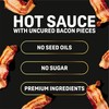 Baconic Hot Sauce with Real Bacon Bits – Zero Sugar,