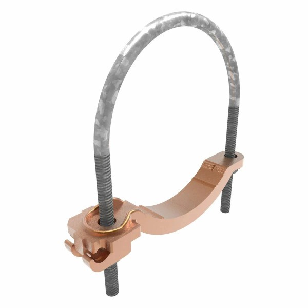 Burndy Grounding Connector Conductor To Water Pipe 4-4/0 Awg 4-5