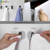 iBetterLife Adhesive Kitchen Towel Hooks - 4 Pack Dish Towel