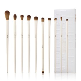 Jessup Set de Brochas de Maquillaje Ojos,Pinceles Maquillaje Sombra de Ojos de Primera Calidad,Corrector,Delineador de Ojos, Difuminadora Brocha de Cejas,Gris Claro T330