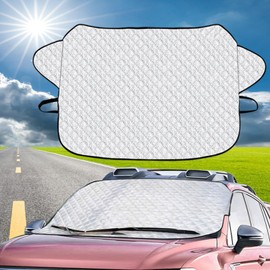Sun Protection Car Windscreen Windscreen Sun Protection UV Protection for Summer Sun Dust Snow Sun Visor Car Fit 99% Cars