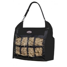 Showman Nylon Slow Feed Hay Tote Bag Heavy Duty and Durable Easy To Fill and Carry