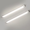 colmeguna 4 Packs 4FT LED Batten Light, Ultra-Thin Ceiling Surface
