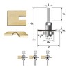 ENT 16460 Flat Dowel Mill HW, Shaft (S) 8 mm,