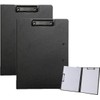 Pack of 2 A4 Clipboards with Lid, A4 Writing Case