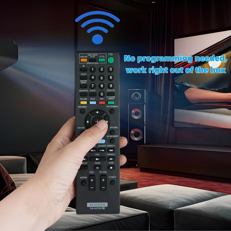 RM-ADP053 1-487-647-11 Remote Control Replaced for Sony BDV-E370 BDVF500 BDV-F7