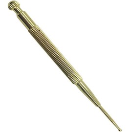 Brass ear needle stick, ear needle rod knock type, pressure point pusher, spring ear needle stick, ear hole pusher, acupuncture rod, massage rod, round head, round tip position, easy to check