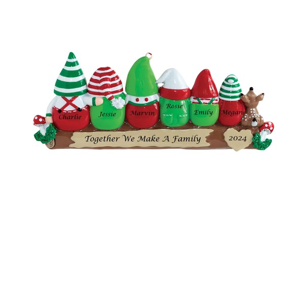 Lydia Gifts 2024 Personalized Christmas Tree Ornament for Family -