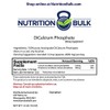 DiCalcium Phosphate (DCP) - Nutrition Bulk, Powder, Resealable Bag, Pure,