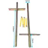 B&Z Heavy Duty Long Concealed/Invisible/Hidden Floating Shelf Support Brackets Pair