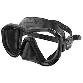 SEAC Appeal, Made in Italy single lens diving mask with 3D buckle directly to the skirt