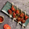30 Pcs Bamboo Skewers, 3.5 Inch Flat Toothpicks for Appetizers