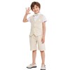 LOLANTA Children's Suit Toddler Boy Summer Wedding Festive Suits Vest