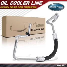 1Pc Inlet Oil Cooler Hose Assembly for Buick Enclave Chevy Traverse GMC Saturn