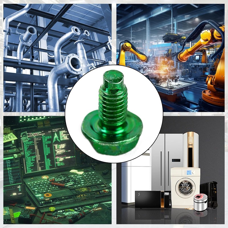 100 PCS Ground Screw, Electrical Panel Screws, Ground Screws for