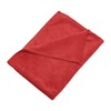 INFINAUTO Cleaning Cloths Towel,Car Drying Plush Cloth Absorbent Microfiber Red,1pcs