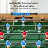 48” Foosball Table, Competition Sized Game Table with Adjustable Table