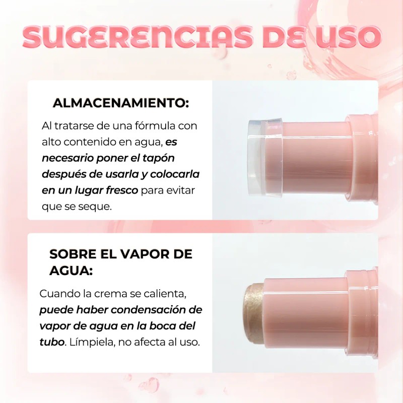 Iluminador Jelly En Barra, Brillo Larga Duración 8g