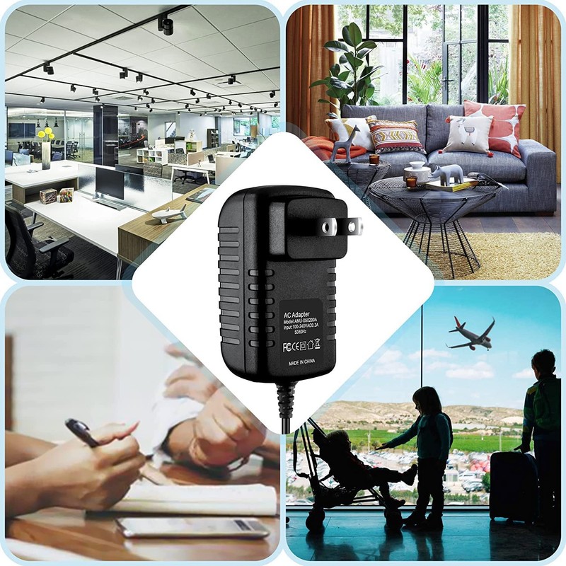 Jantoy 9.6V AC-DC Adapter Compatible with Crash Pad Electronic Crash