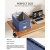 Oterri File Organizer with Lid, File Box, File Cabinet for