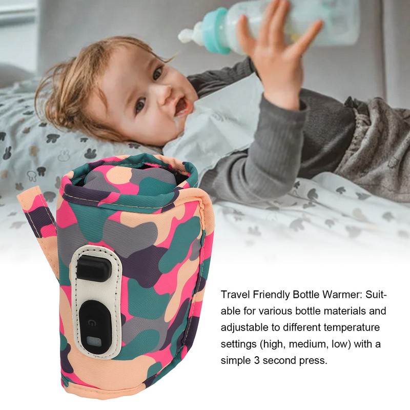 Milk Warmer Bag Portable Five Gear Temperature Control Baby Milk